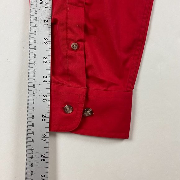 NWT Caterpillar CAT The Rental Store Button Down Shirt Mens 2XL Red Cotton XXL - Picture 13 of 13